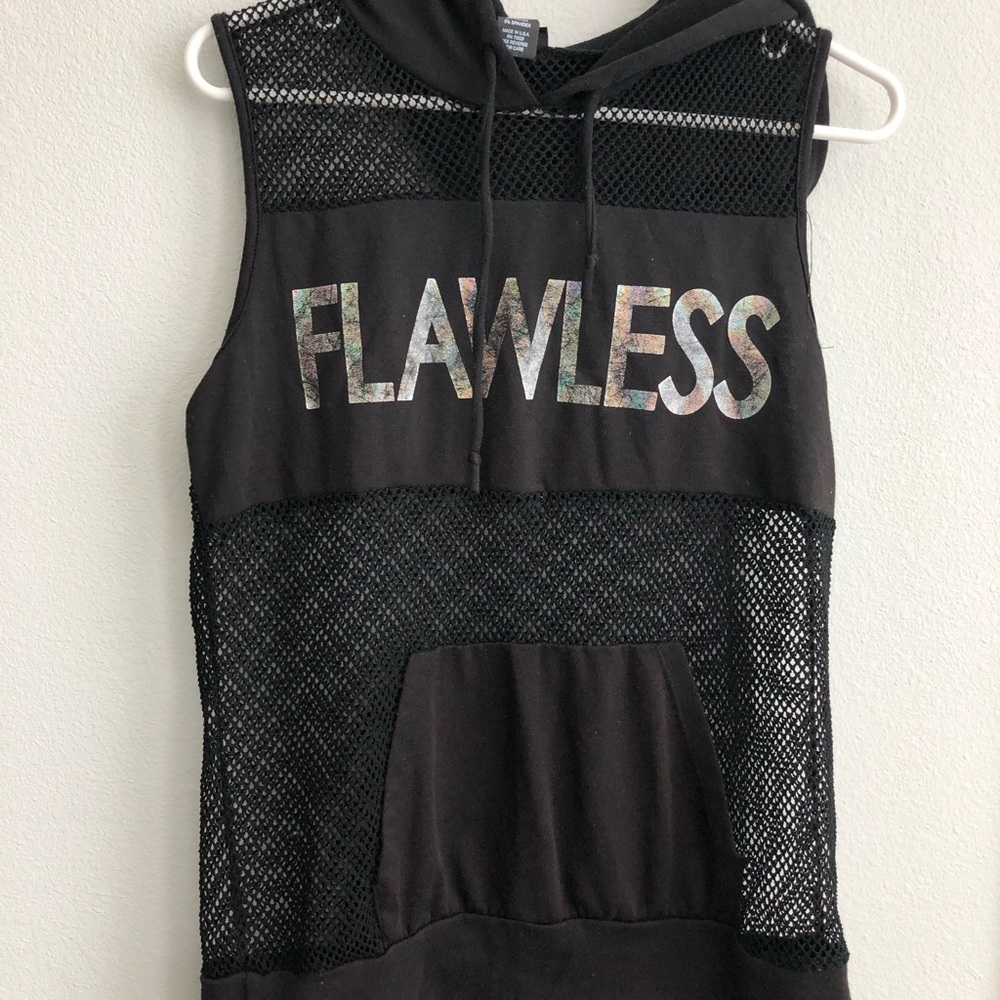 Rue21 mesh hooded tank